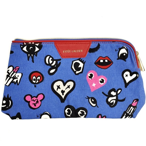 NWOT Estēe Lauder x Quentin Jones Cosmetic Bag - Picture 1 of 8
